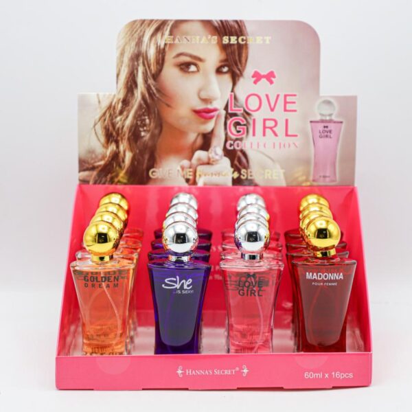 عطر  شيLOVE GIRL لف جيرل 60ML-IT NO.M525A-HANNAS SECRET رقم 76-2