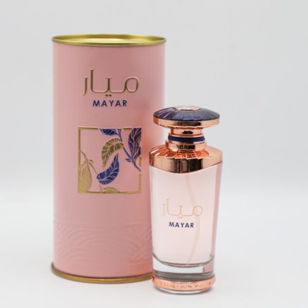 عطر عربي MAYAR  ميار 100 مل لون  زهري علبه حديد