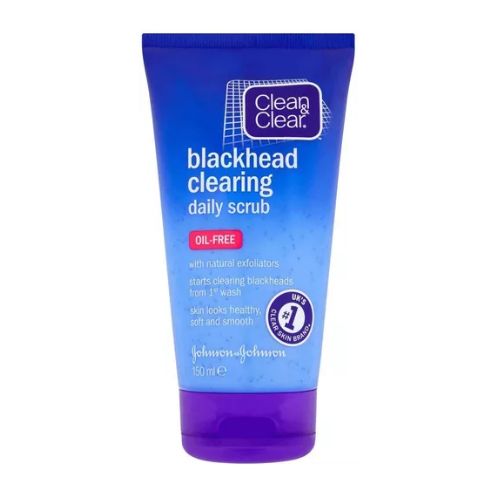 غسول  وجه clean clear   كلين  كلير 150 مل blackhead clearing