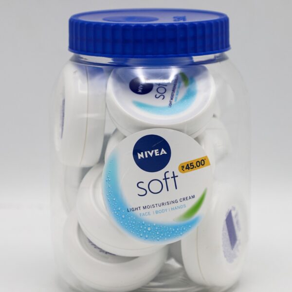 كريم   NIVEA SOFT LIGHT MOISTIRISING 1/12  نيفيا سوفت  25 مل
