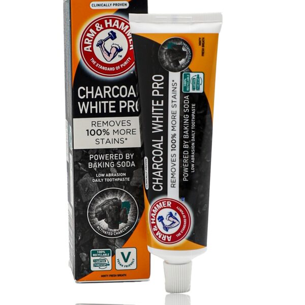 معجون اسنان CHARCOAL WHITE   75 مل بالفحم والنعاع