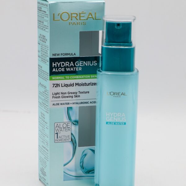 كريمLOREAL لوريال 70 مل  لون HYDRA GENIUS ALOE WATER