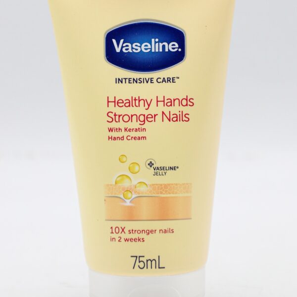 كريم يدين VASELINE فازلين 75 مل لون HEALTHY HANDS&STRONGER NAILS