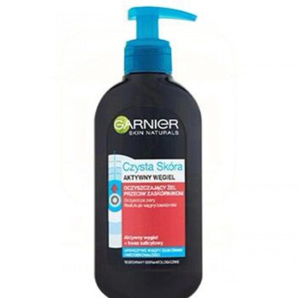 غسول بشره  بالفحم  GARNIER جارنير 200 مل AKTYWNY WEGIEL
