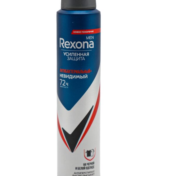 سبرى مزيل عرف  REXONA ريكسونا 200مل    ANTIBACTERIAL