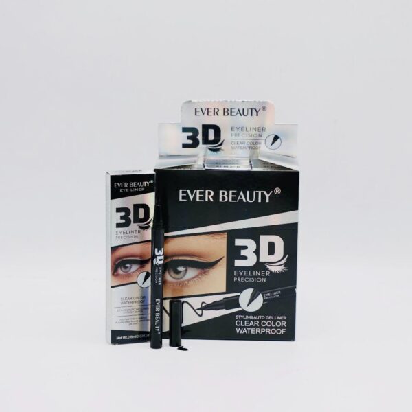 آيلاينر  3D- مقاوم للماء 01 اسودEVER BEAUTY ايفر بيوتي 0.8 مل 8599E